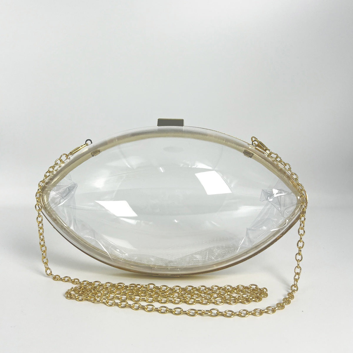 Personality Acrylic Transparent Ball Chain Dress Dinner Bag