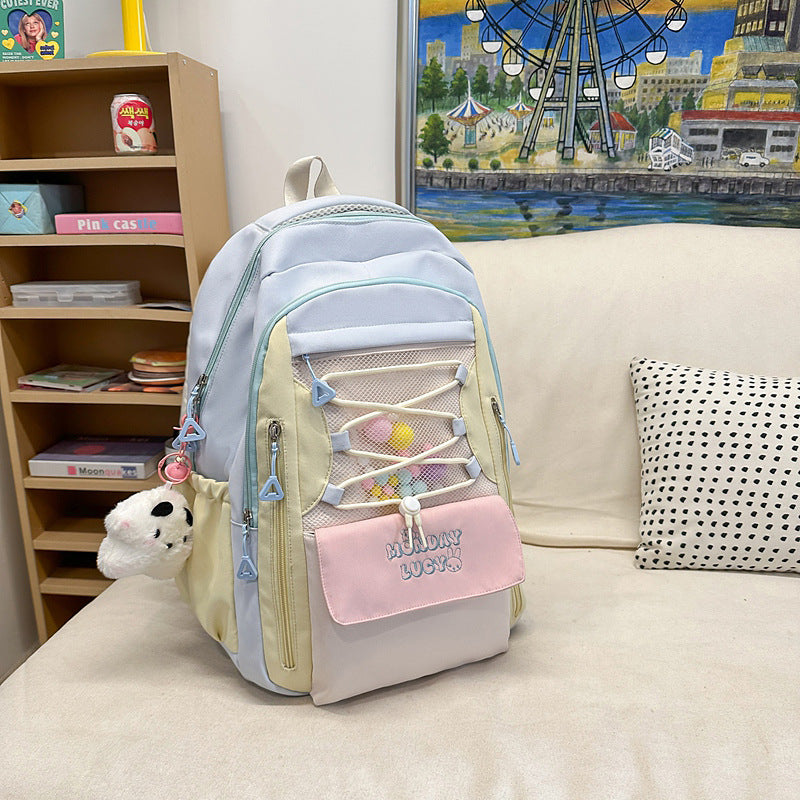 Primary Grade To Lightweight Korean High College Student Schoolbag