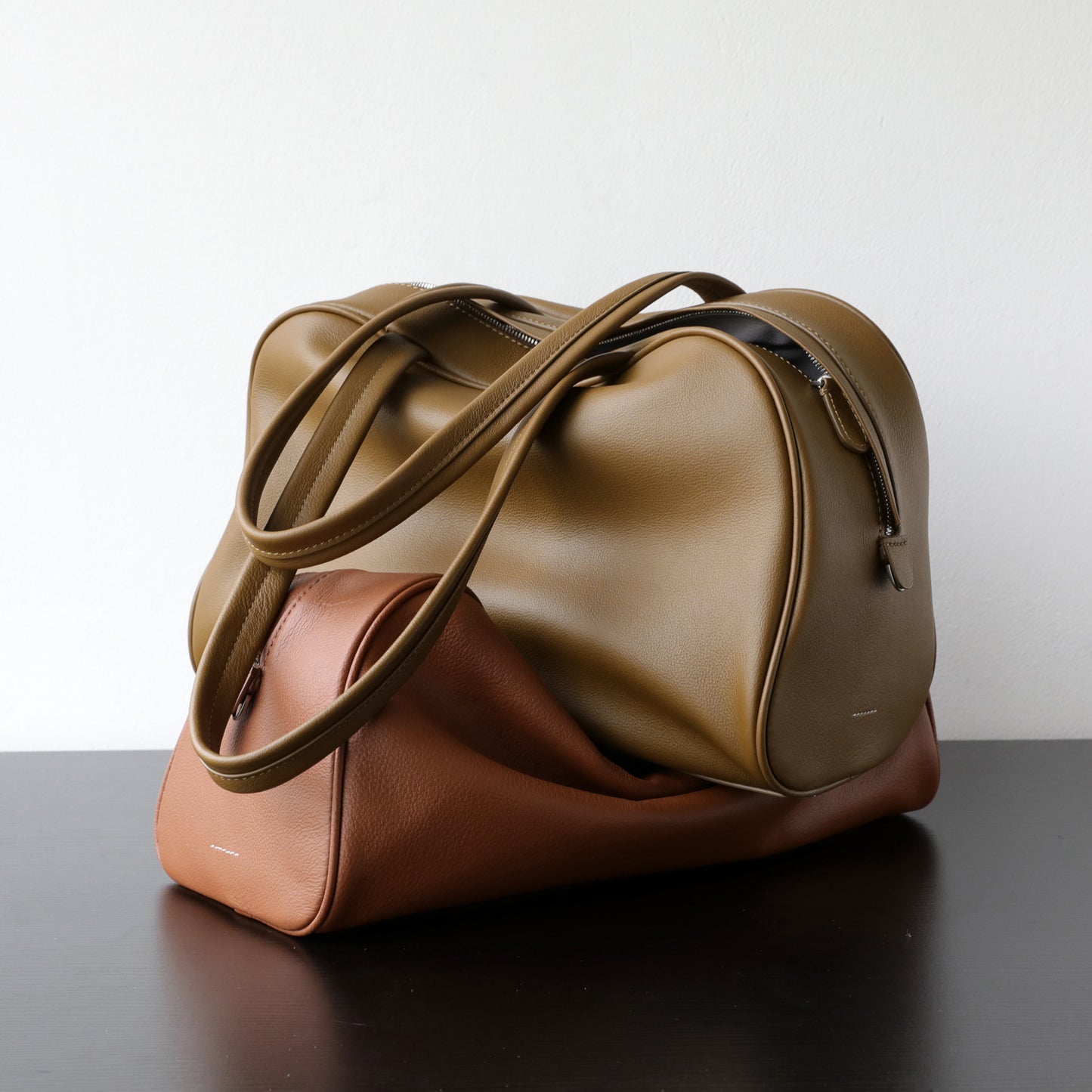 Women's Luxury Retro Underarm First Layer Calfskin Bags