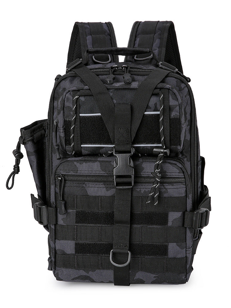 Slouchy Camouflage Alforja Combat Graphy Multifunctional Mountain Climbing, Hiking Bag
