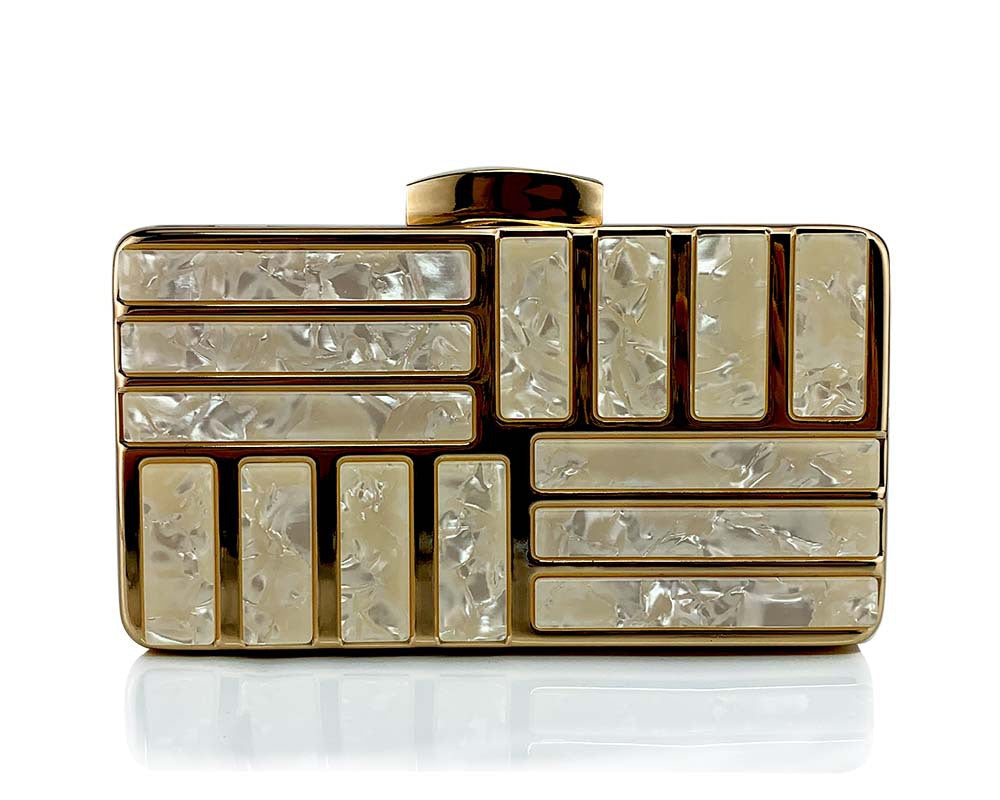 Women's Acrylic Imitation Shell Dress Simple Style Bags