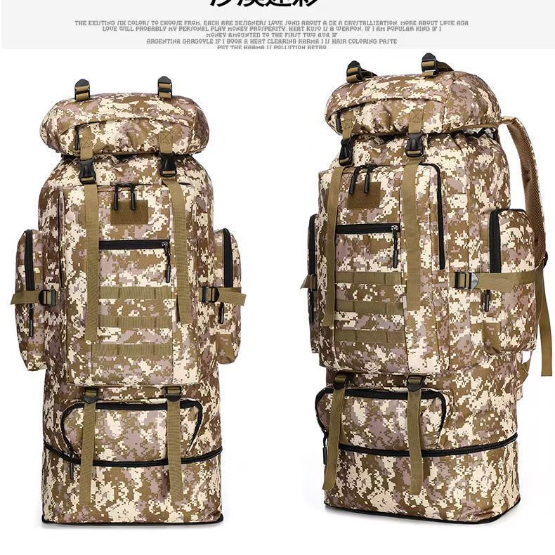Women's & Men's Large Capacity Expansion Breathable Comfortable Camping Mountain Climbing, Hiking Bag