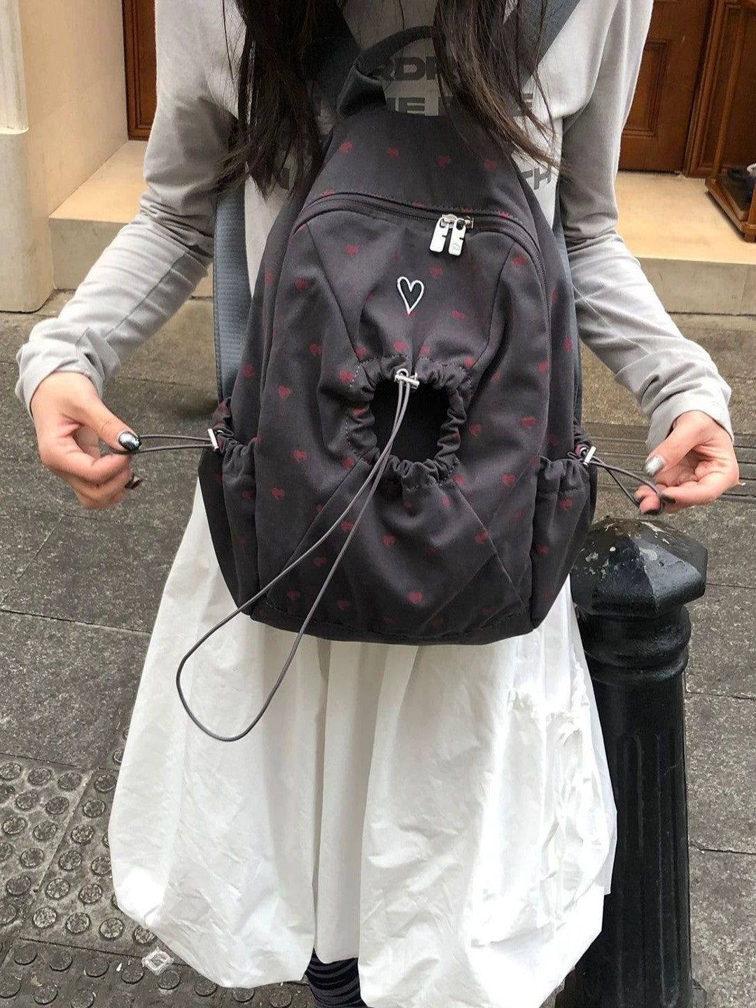 Korean Style Love Large Capacity Lightweight Backpacks