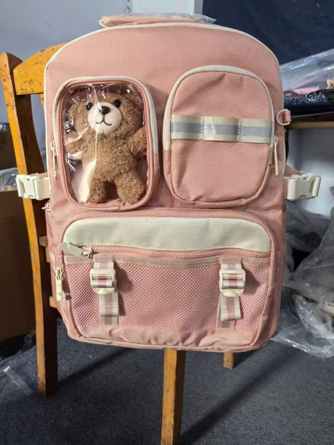 Grade Junior High Book Large Capacity Backpacks