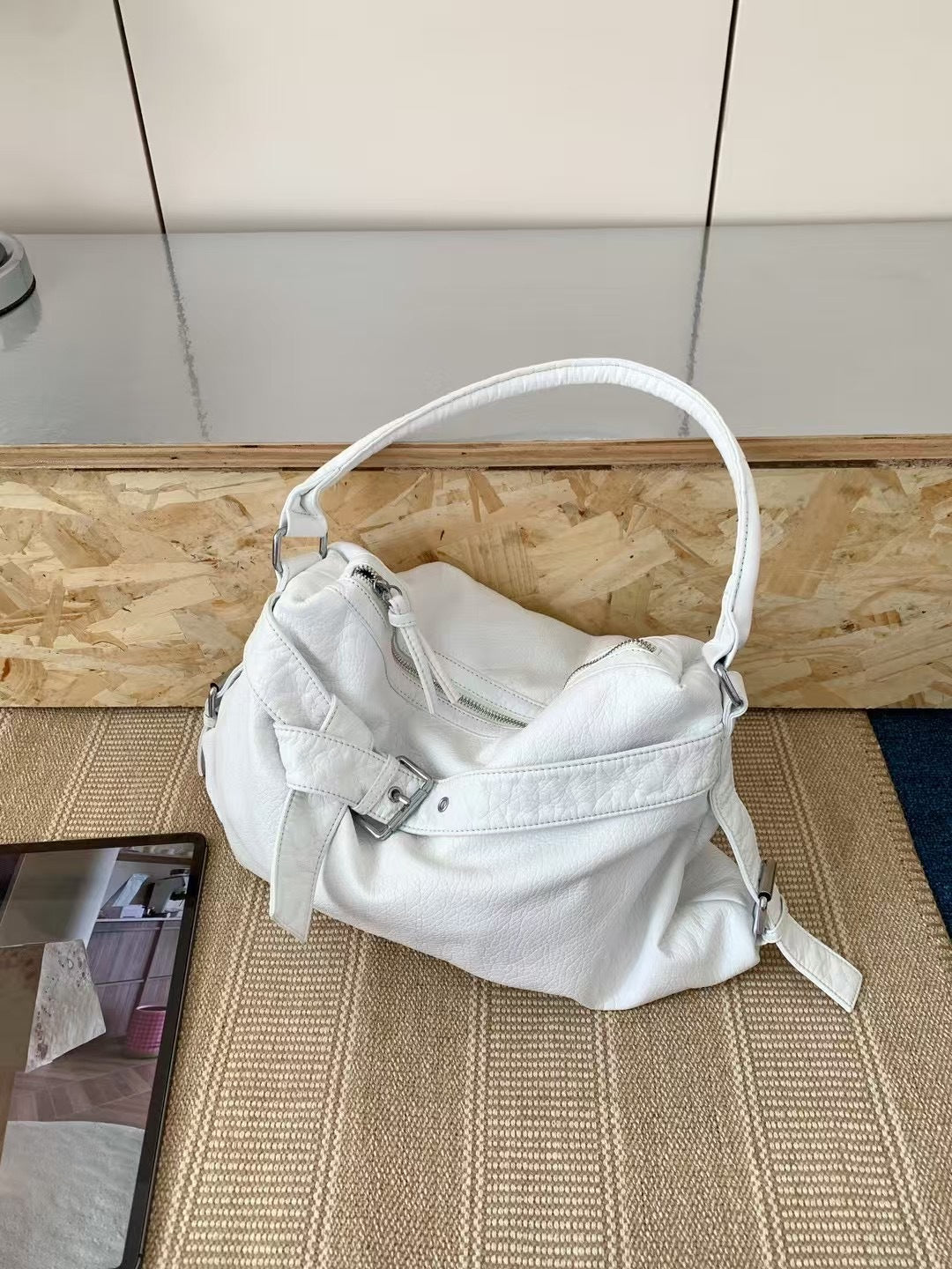 Capacity Soft Leather Retro Underarm Lazy Hot Women's Shoulder Bag