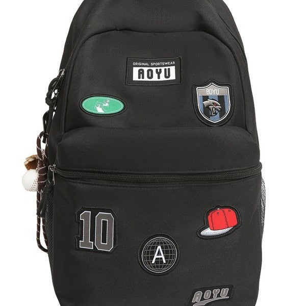 Style Good-looking Trendy Cool College Couple Junior Lightweight Large Leisure Backpack