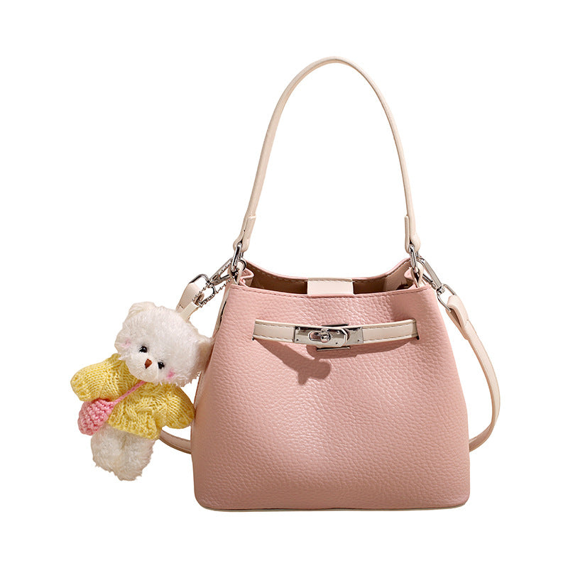 Women's Simple Spring Commuter High Sense Large Bucket Bags