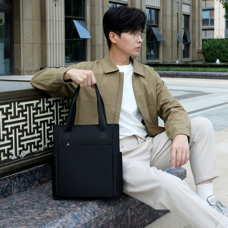 Men's Paul Vertical Large Capacity File Meeting Men's Tote