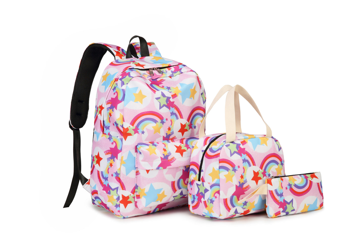 Set Combination Large Capacity Simple Lunch Pencil College Student Schoolbag
