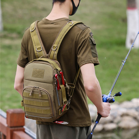 Pretty Men's Tactics Large Capacity Camouflage Outdoor Camouflage, Military Fan Bag