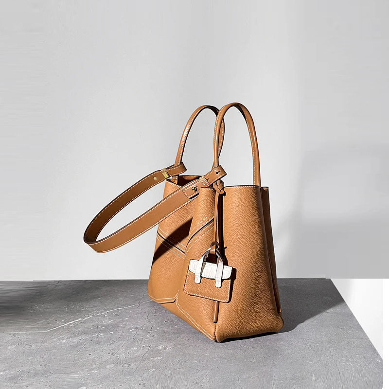 Women's Retro Portable Fashionable Underarm Leather Women's Shoulder Bag