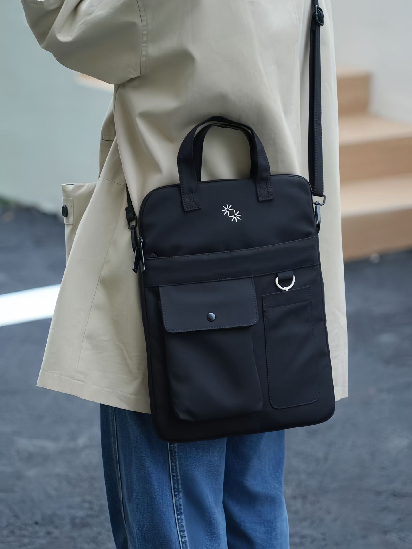 Women's & Men's Inch Commuter Business Trip Sling Laptop Bag