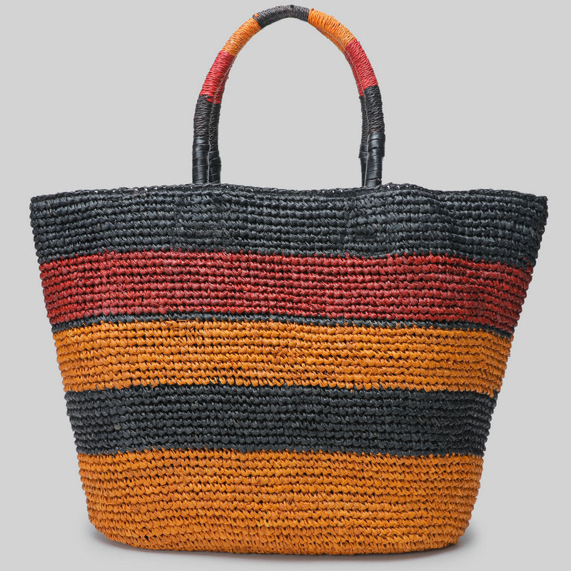 Women's Hand-woven Color-matching Color Commuter Large Capacity Handbags