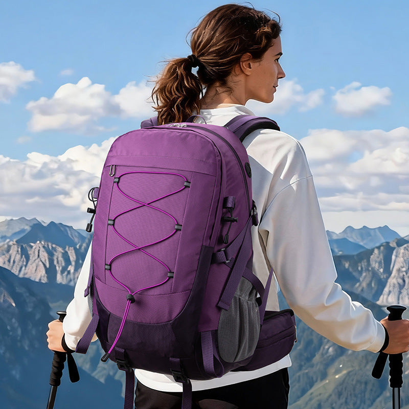 Professional Breathable Bearing System Side Can Hold Water Cup Mountain Climbing, Hiking Bag