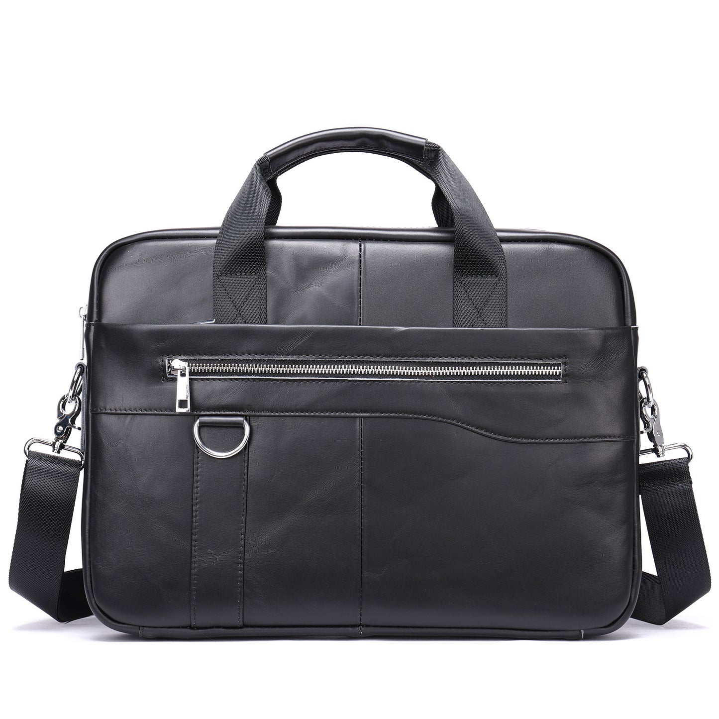 Men's Genuine Leather Large Capacity Business First Layer Cowhide Men's Briefcase