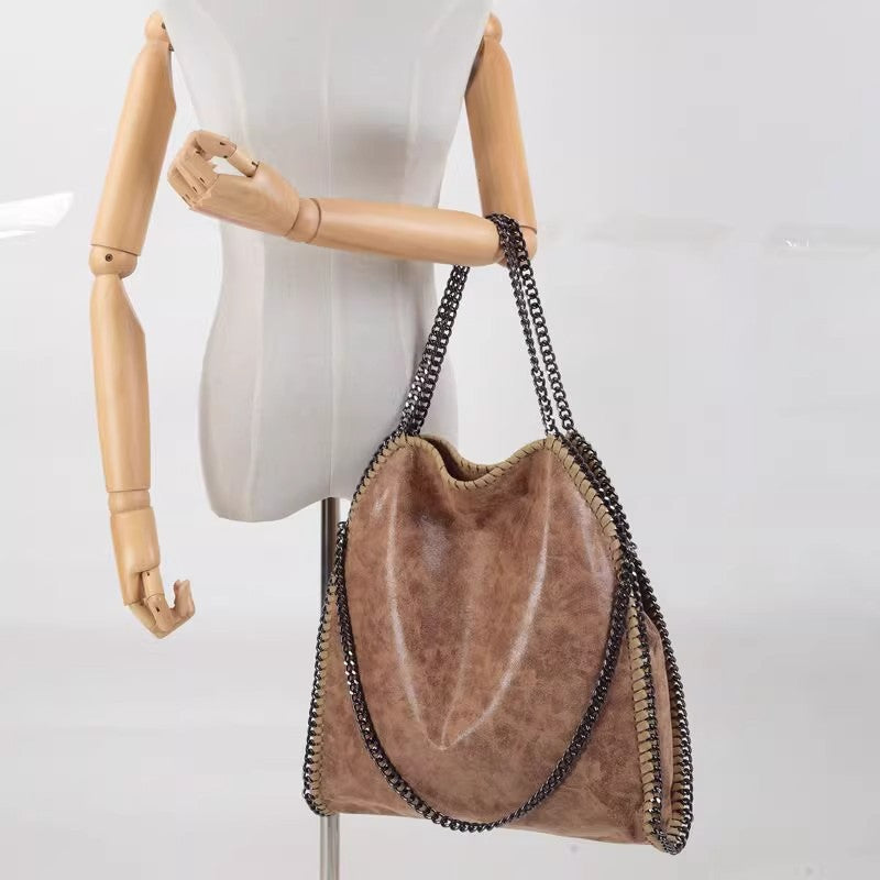 Women's Winter Chain Foldable Large Capacity Commuter Women's Shoulder Bag