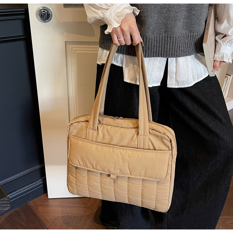 Women's Simple Office Portable Commuter Protective Women's Shoulder Bag