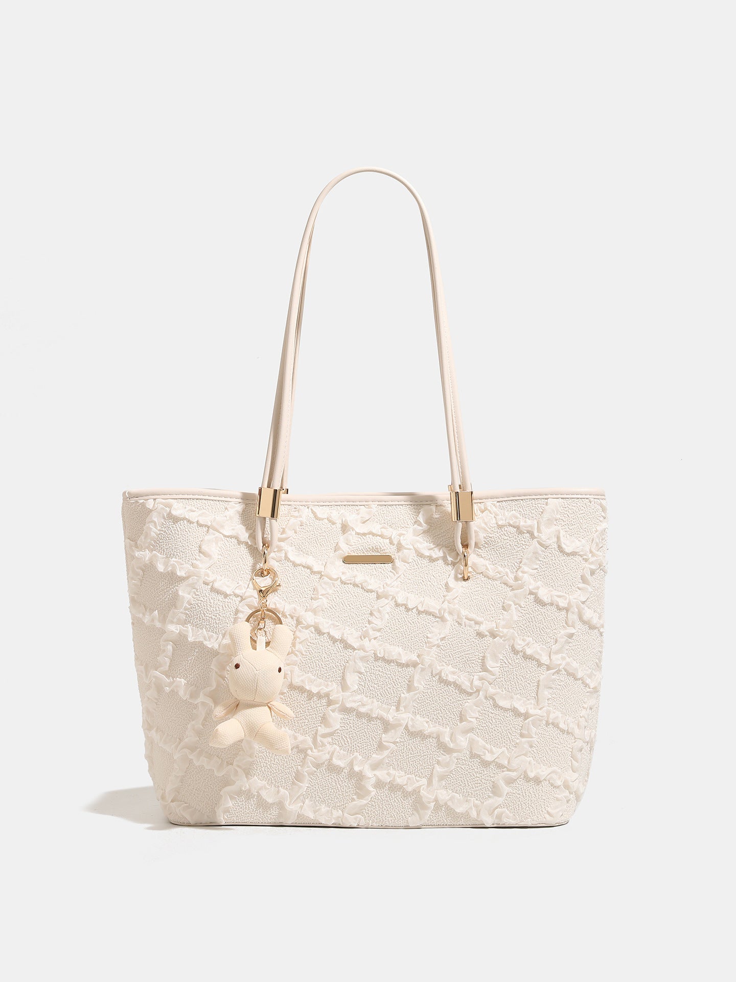 Women's Summer Large Capacity Totes High-grade Jacquard Tote Bag