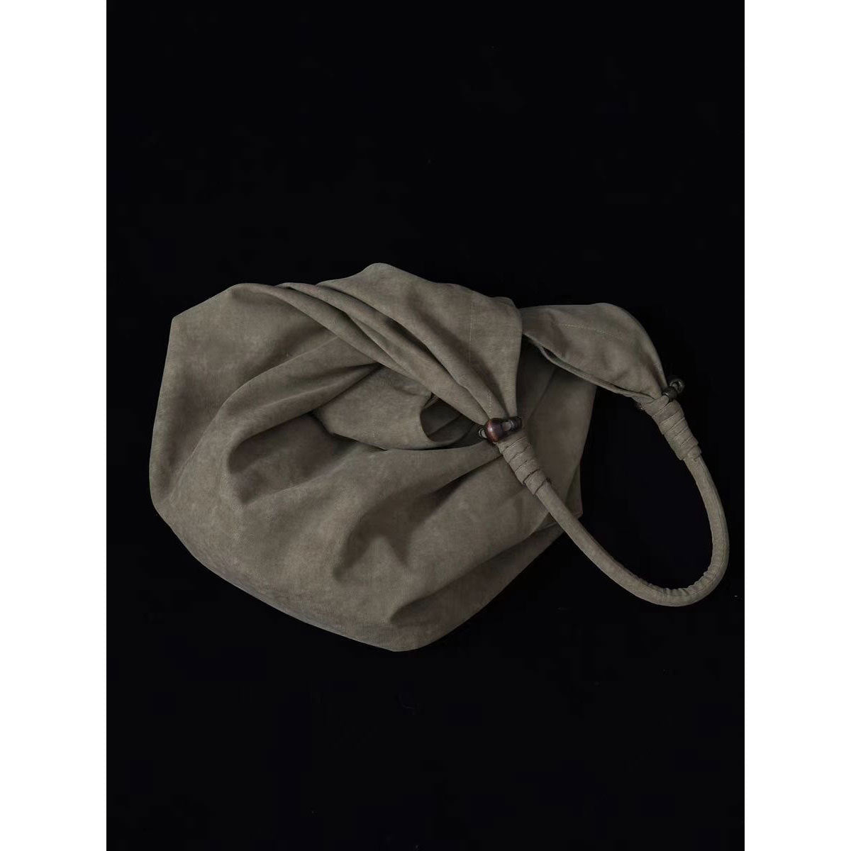 Women's Vagrant One Texture Distressed Canvas Underarm Large Women's Shoulder Bag
