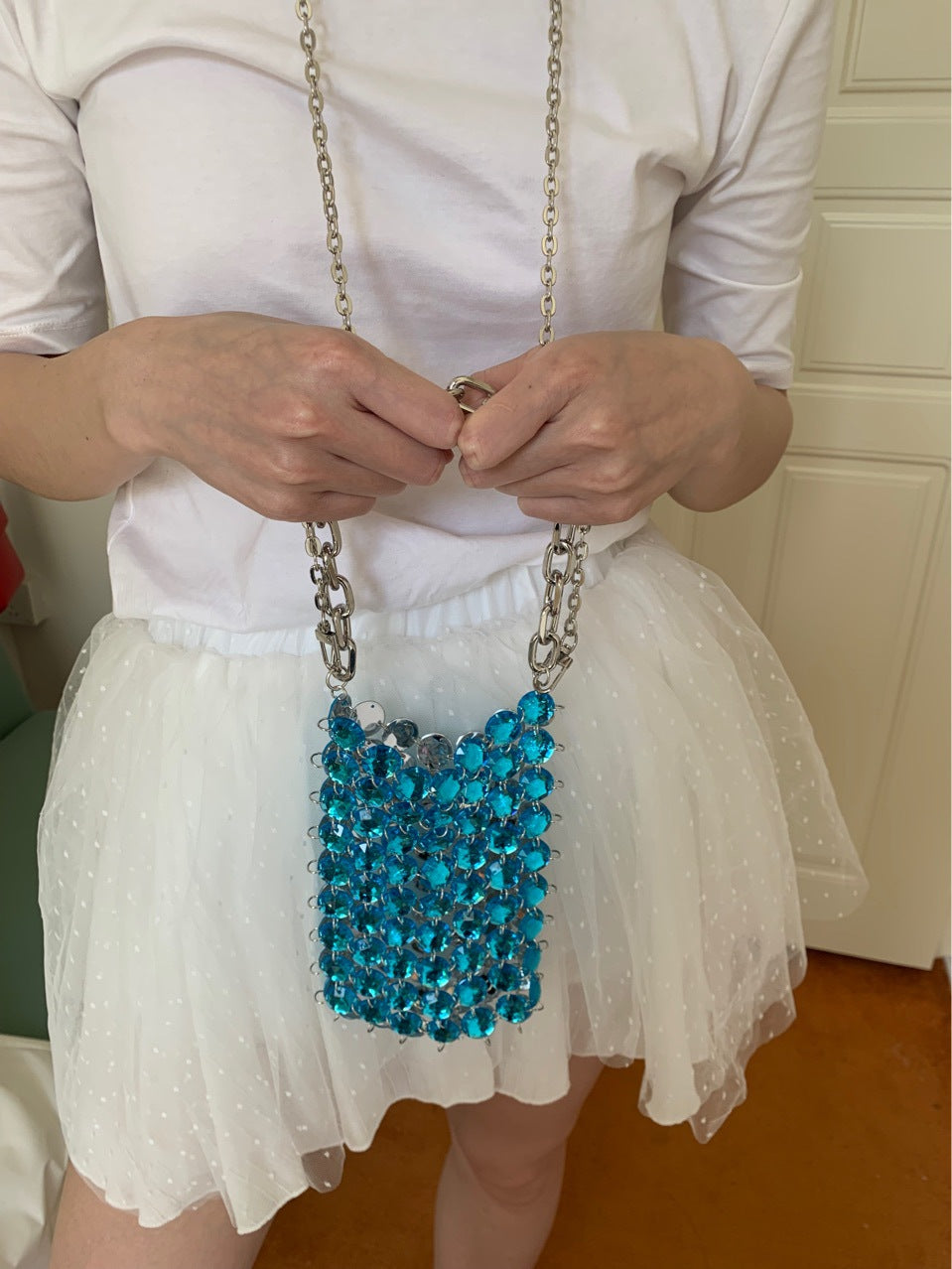 Crystal Summer Niche Homemade Retro Fairy Women's Shoulder Bag