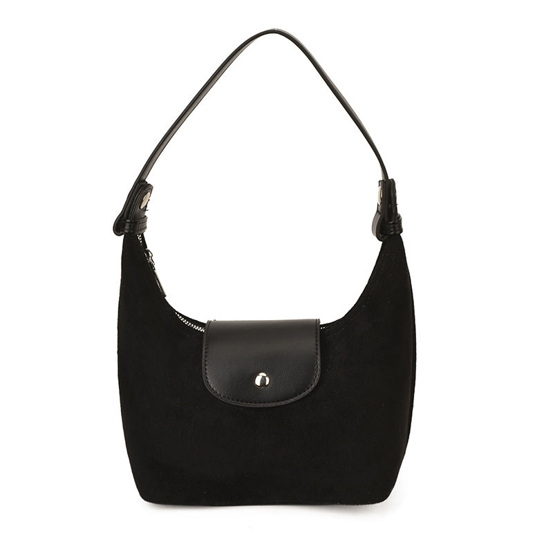 Women's Retro Simple Dumpling Design Plaid Women's Shoulder Bag