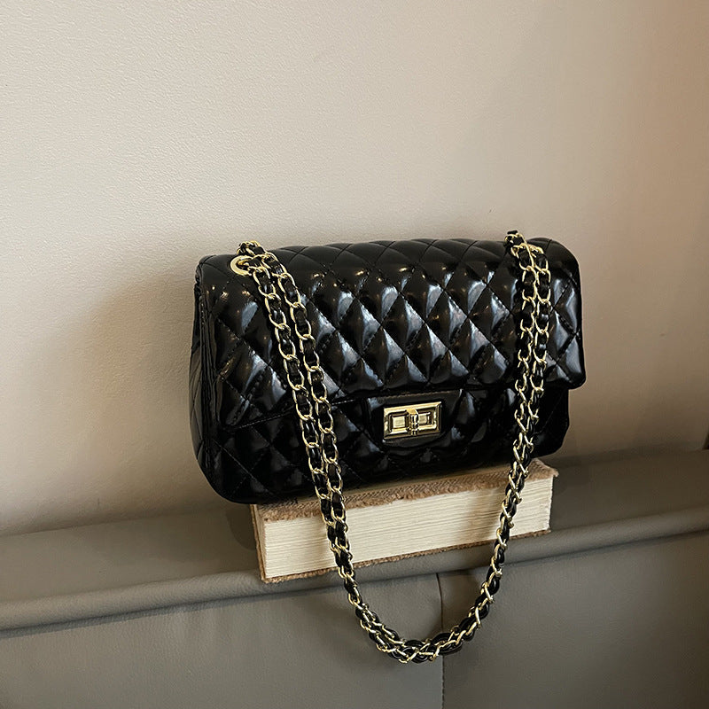 Women's Classic Style Rhombus Chain Summer Flap Women's Shoulder Bag