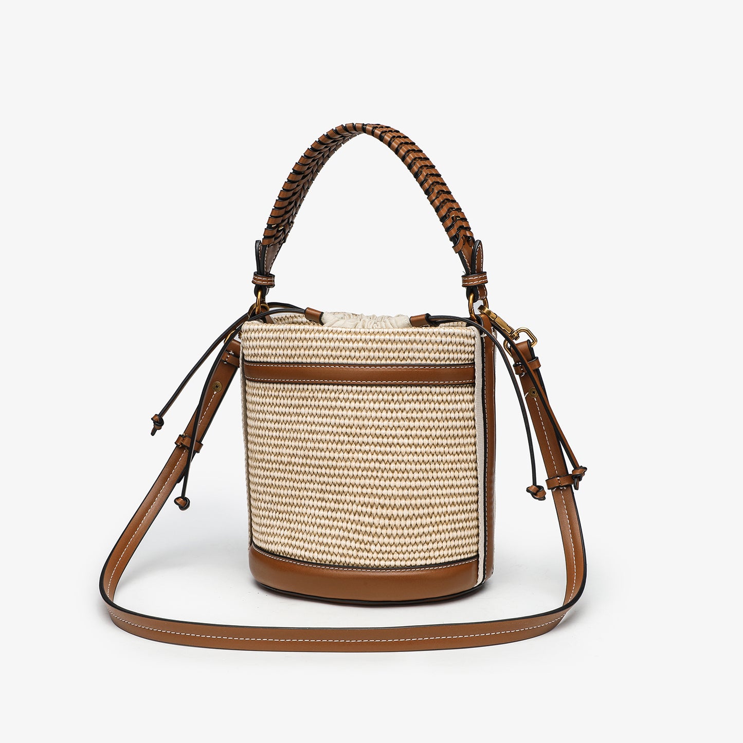 Women's Home Straw Woven Western Style Portable Beach Personalized Bags