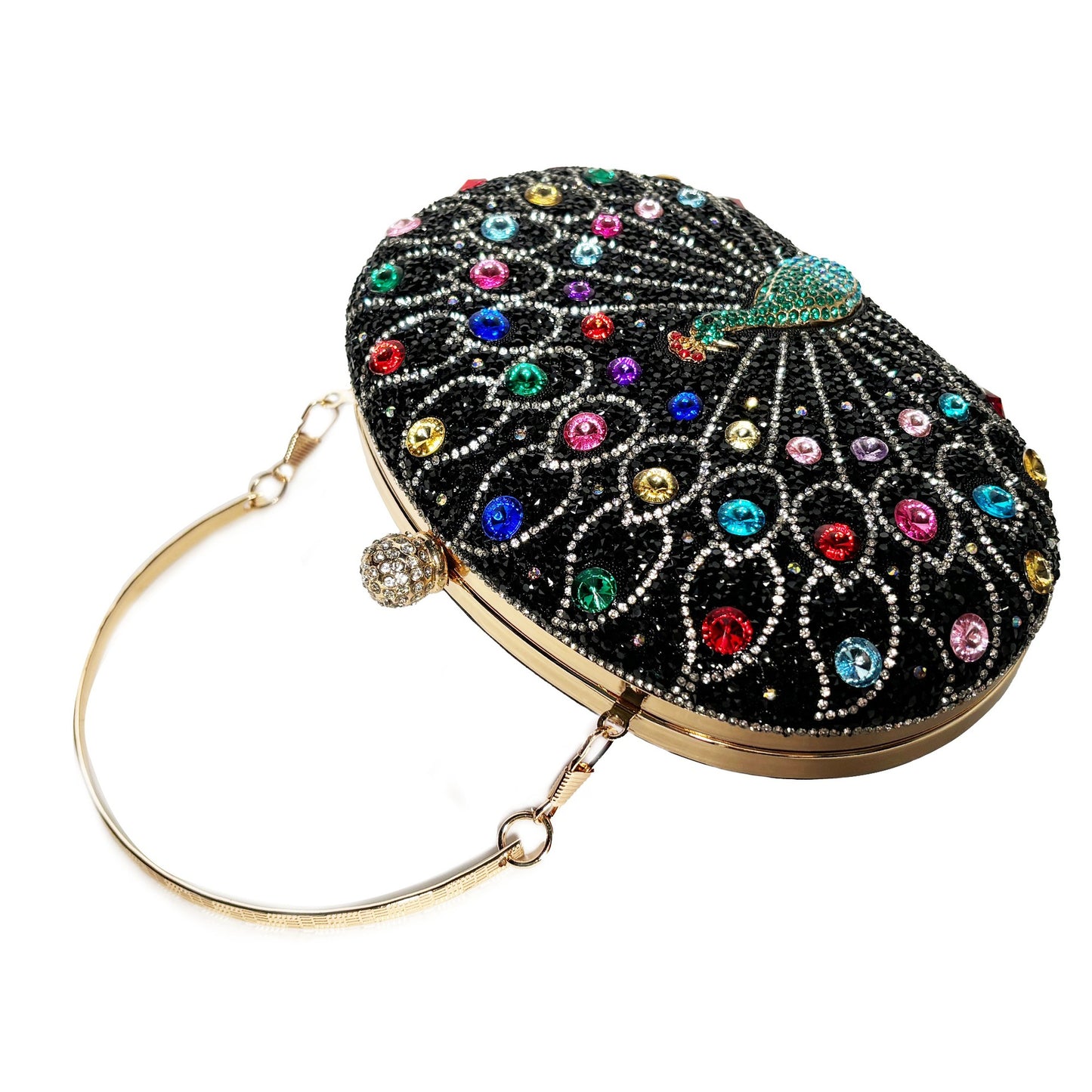 Peacock Diamond Retro Exotic Style Dinner Bags