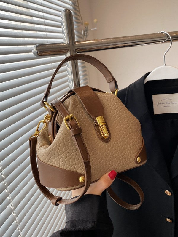 Women's Niche Fashion Portable Simple Textured Women's Messenger Bag