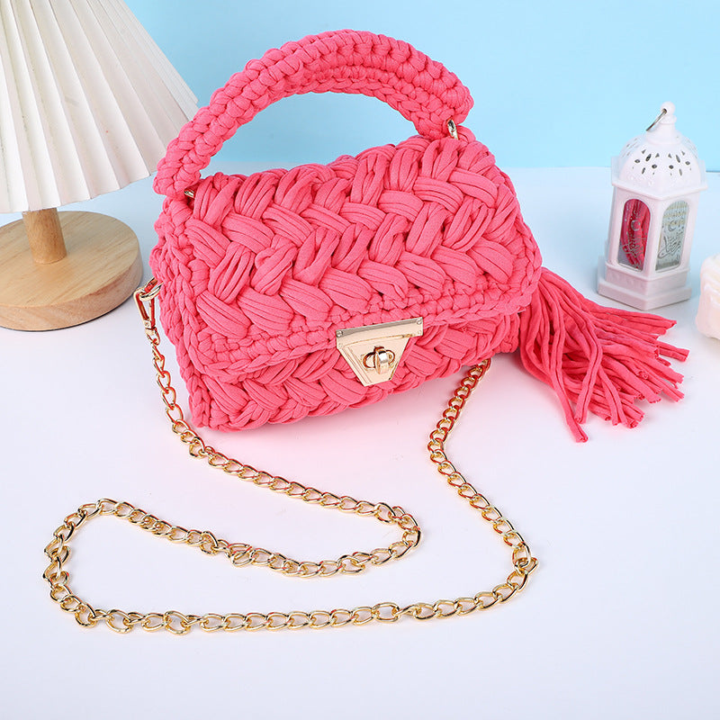 Women's Spring Ya Woven Cloth Chain Women's Messenger Bag