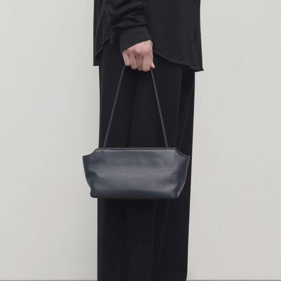 Minimalist Easy Matching Inside Outside Lambskin Women's Shoulder Bag