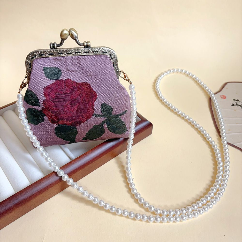 Chinese Super Fairy Exquisite Embroidered Mini Sanitary Pads Coin Purses