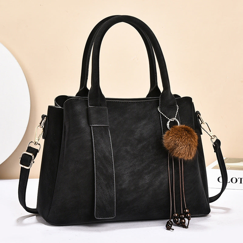 Women's Retro Fashion Large Capacity Mom Commuter Women's Handbag