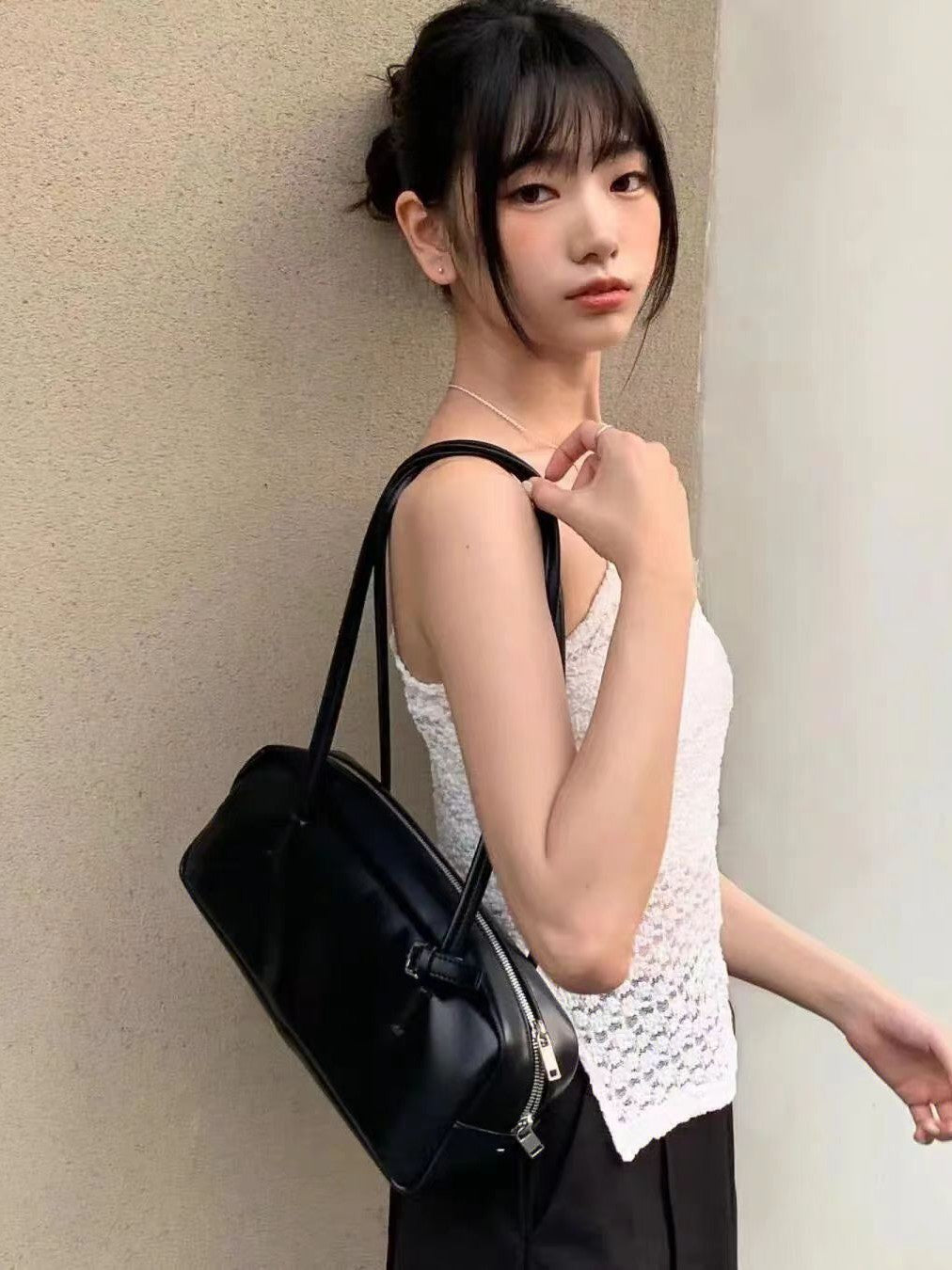 New Women's Baguette Bow Underarm For Women's Shoulder Bag