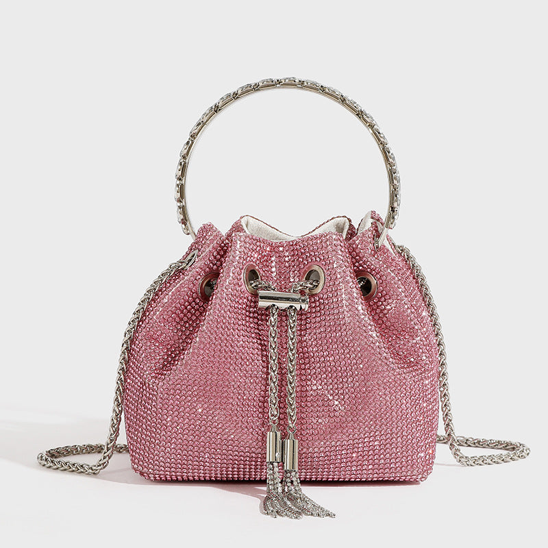 Women's Rhinestone Premium Dinner Acrylic Fashion Diamond Shoulder Bags