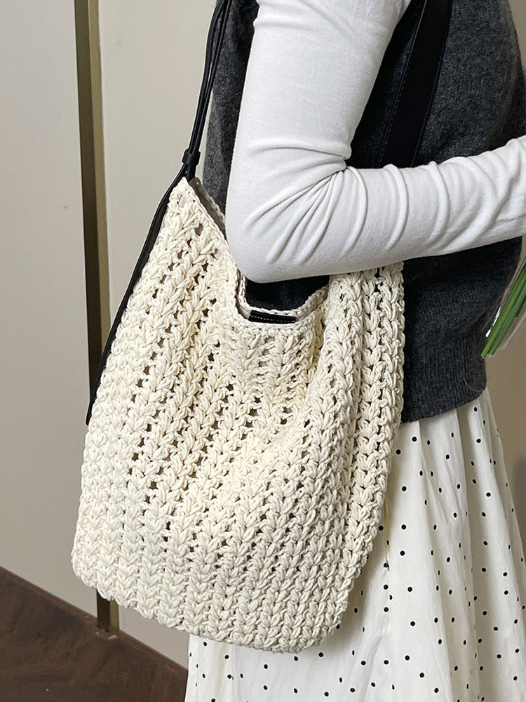 Women's Style Simple Comfortable Woven Leisure Commute Personality Bags