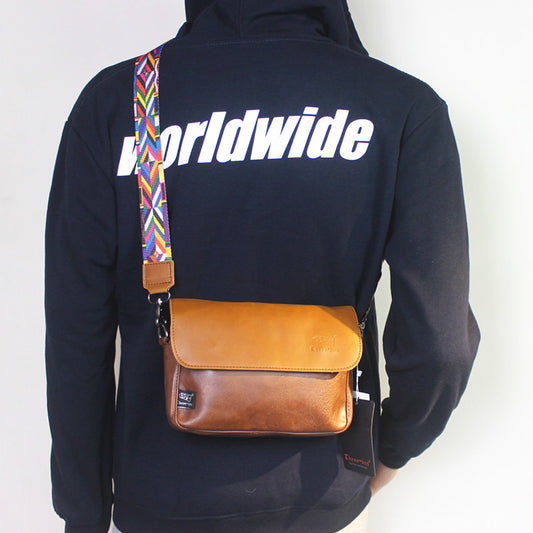 Women's & Men's Fashion Trendy Ribbon Street Style Retro Men's Shoulder Bag
