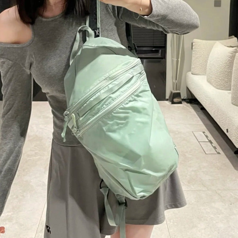 Bird Embroidery Waterproof Folding Hiking Lightweight Leisure Backpack