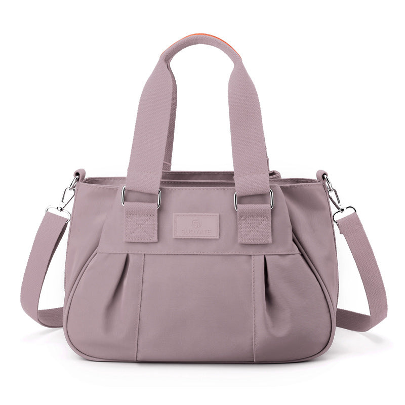 Women's Lightweight Waterproof Nylon Cloth Fashionable Trendy Women's Shoulder Bag