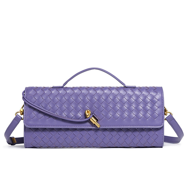 Slouchy Hand-woven File Fashion Horizontal Versatile Bags