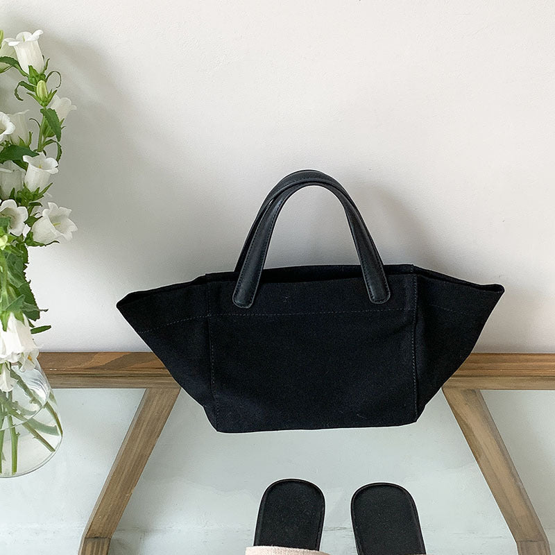 Women's Lazy Large Capacity Artistic Canvas Commute Women's Handbag