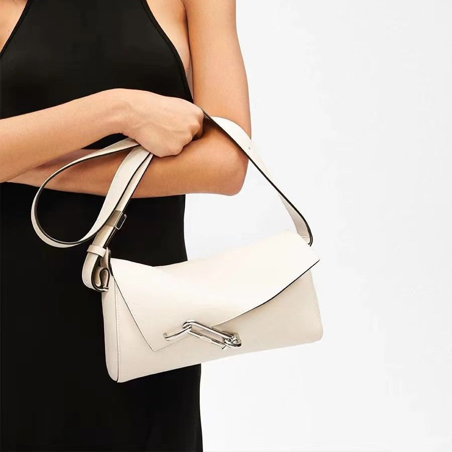 Box Genuine Leather Underarm Fashion Soft Women's Messenger Bag