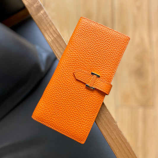 Women's Genuine Leather Long Design High Sense Ladies Wallet