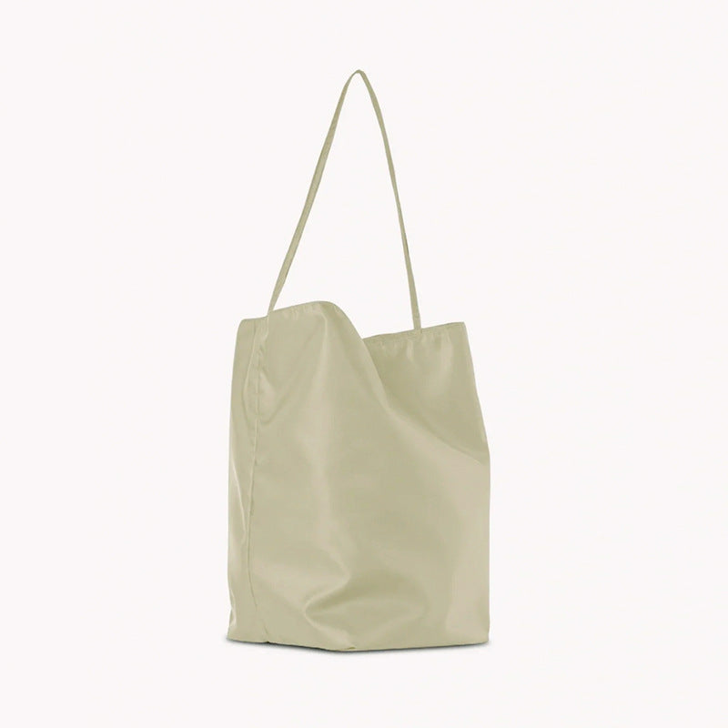 Women's Spring Waterproof Nylon Round Large Capacity Women's Shoulder Bag