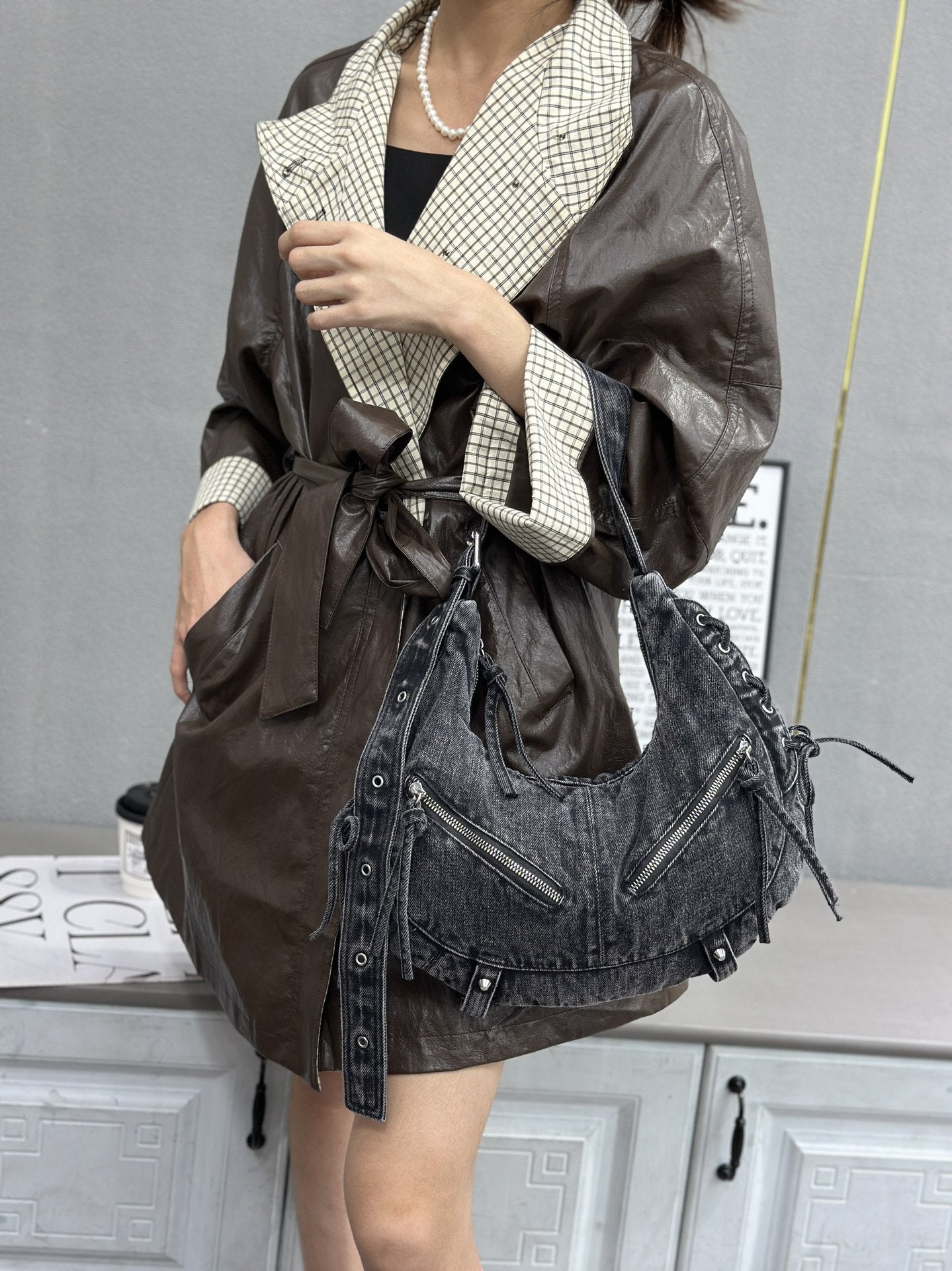 Women's Strap Punk Motorcycle Underarm Hot Fashion Women's Shoulder Bag