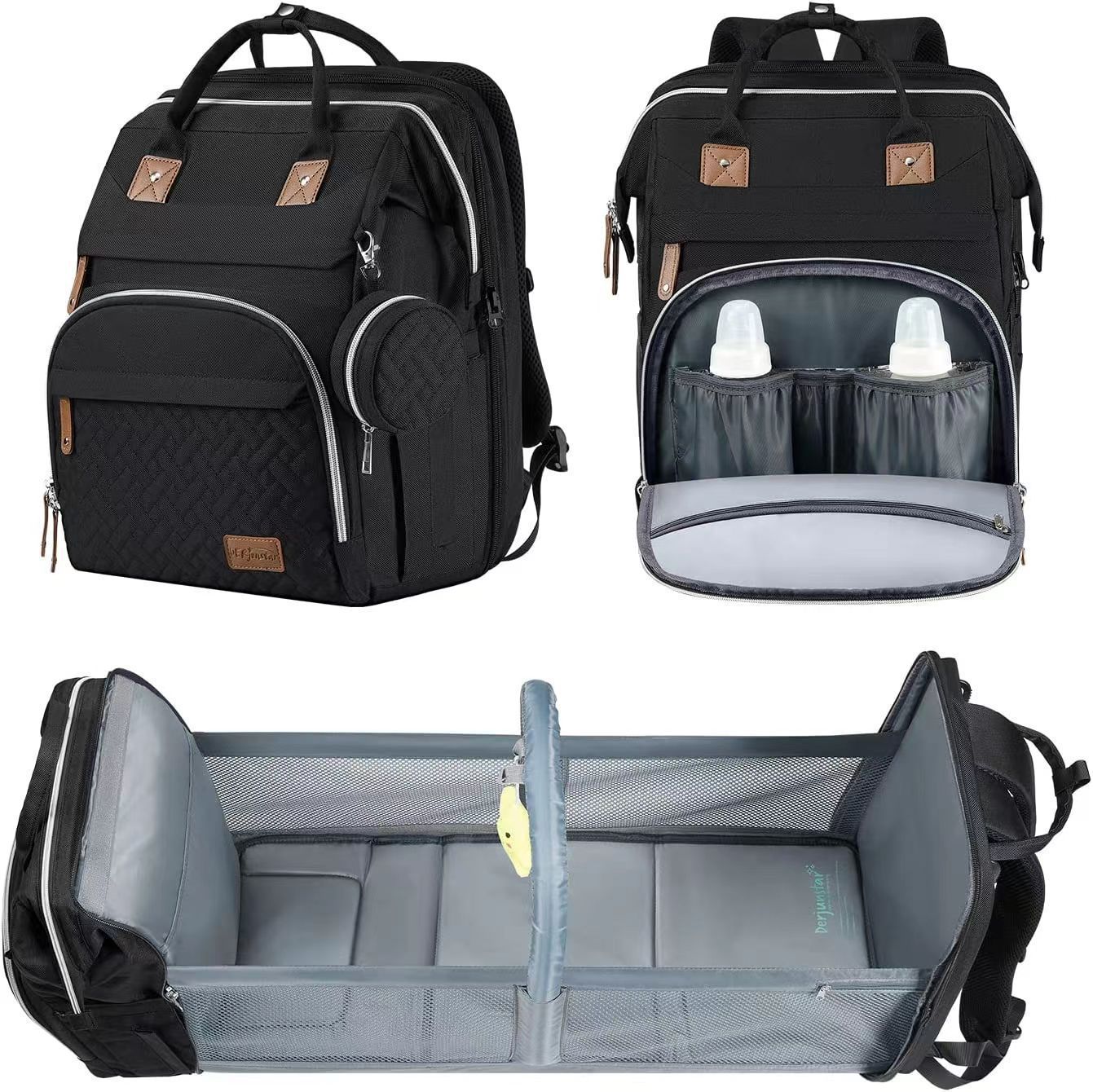 Crib Anti Mosquito Mother Stroller Large Capacity Free Mummy Bag