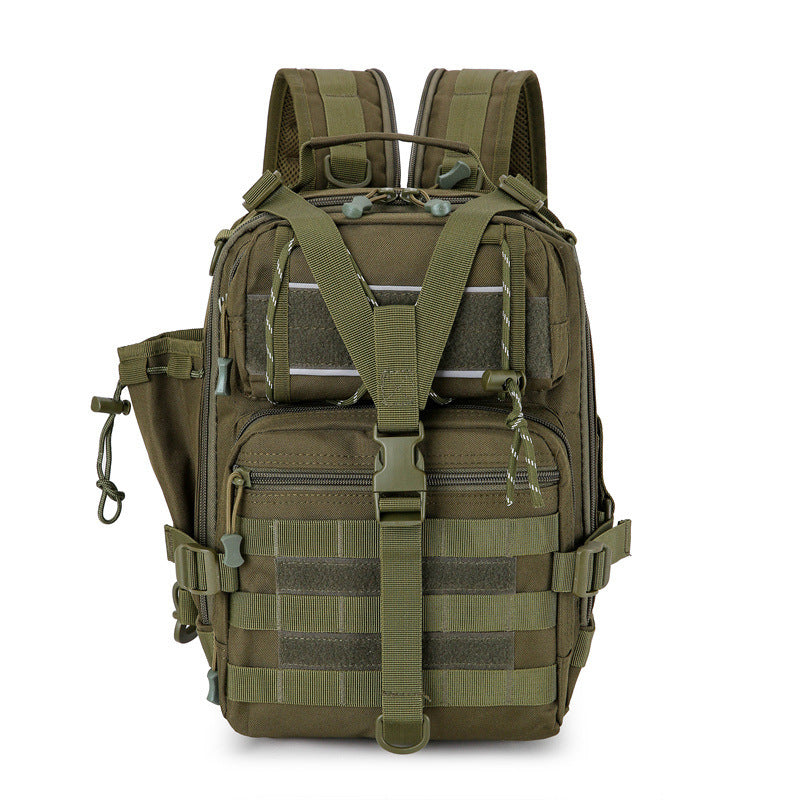 Tactics Lure Multifunctional Large Capacity Fishing Exercise Camouflage Mountain Climbing, Hiking Bag