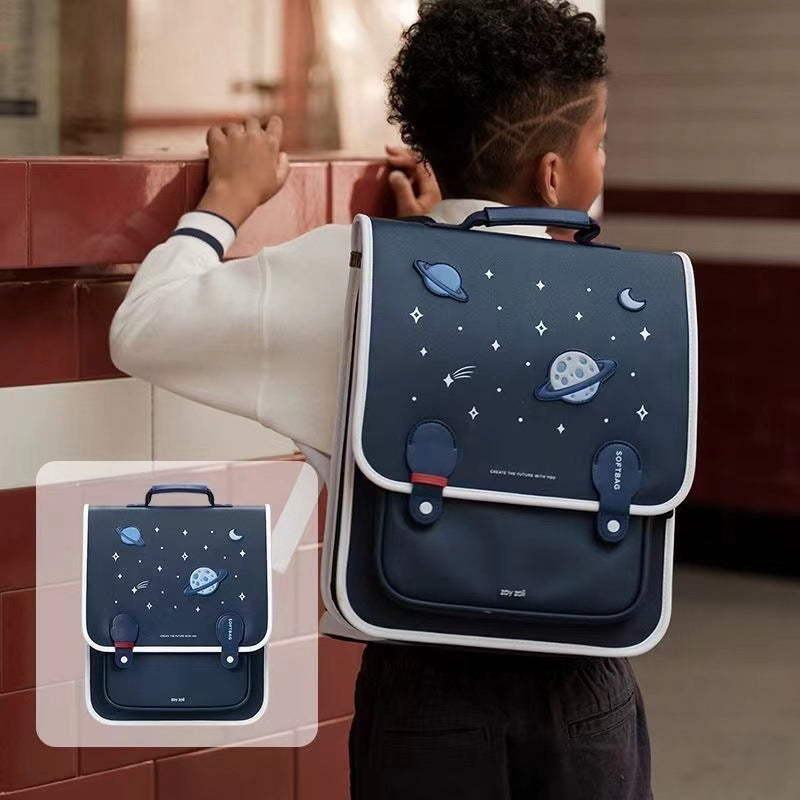 Pretty Multifunctional Boy Grade Large Capacity Primary School Bag