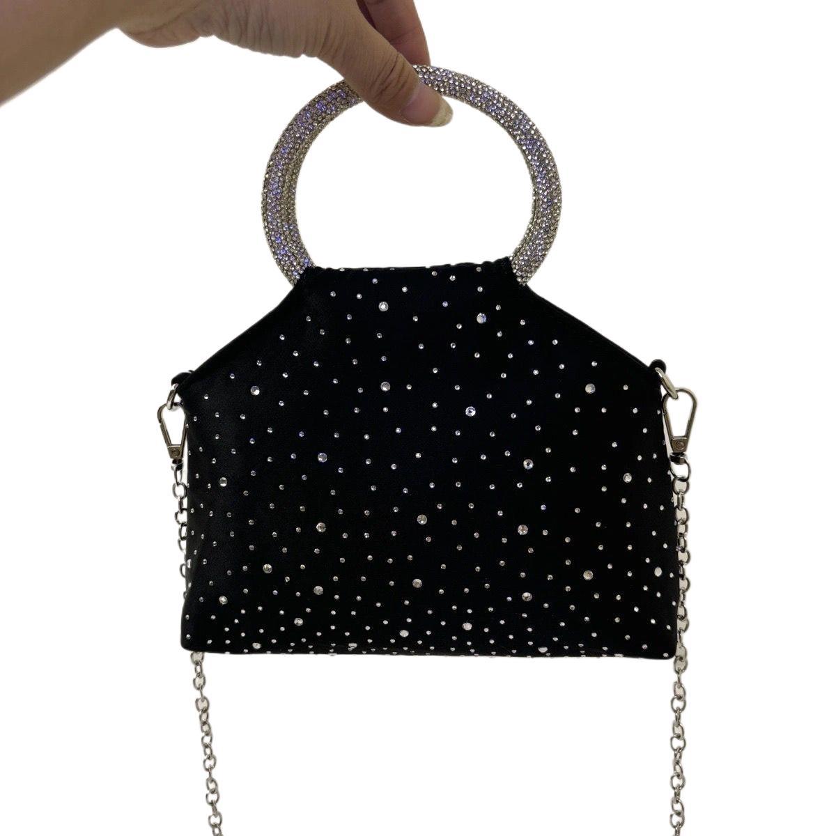 Women's Dinner Style Portable Fashion Rhinestone Women's Handbag