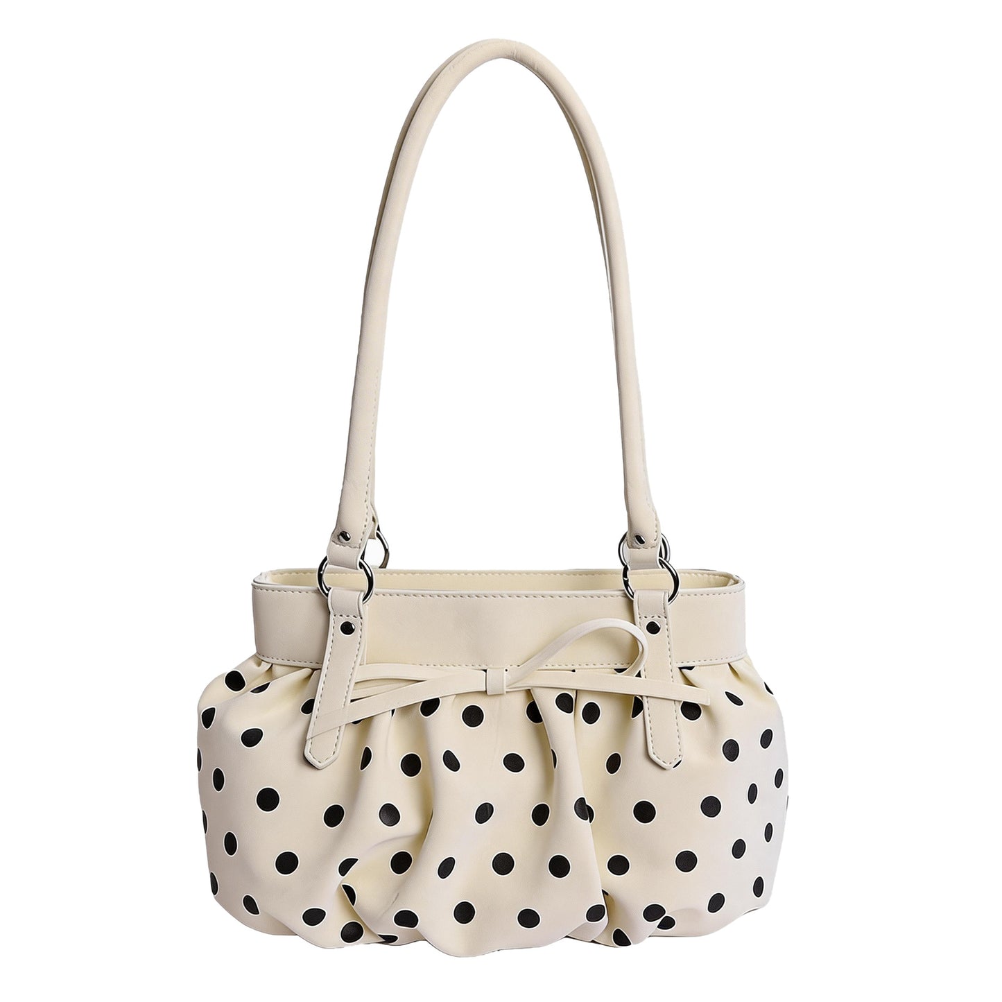 Women's Fresh Bowknot Polka Dot Fashion Underarm Bags